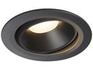 LED-Downlight SLV NUMINOS MOVE XL 37.4W 3300lm 3000K 20° DIM Ø190×118mm sz/sz