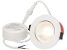 EB-LED-Spot maxLUCE SOLV-IP65 8W 230V DIM 730lm 940 Loch-Ø68mm 38° IP65 weiss