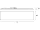 LED-Panell.Sylvania START SEN 34W 3600…4500lm 3000…4000K IP40 DIM 595×595 weiss