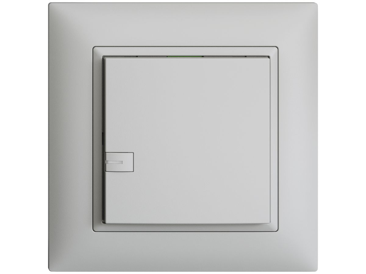 UP-Taster KNX 1-fach EDIZIOdue hellgrau RGB mit LED