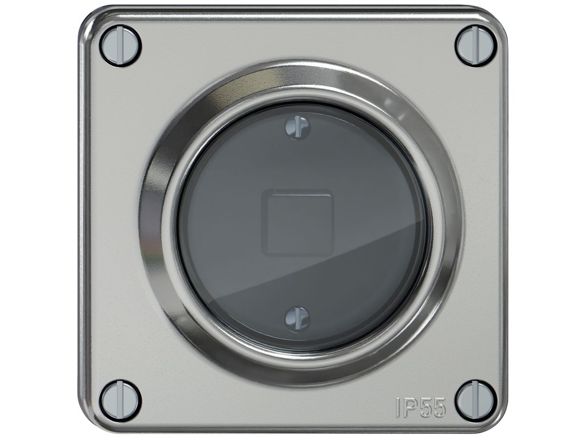 Taster KNX RGB ELEMENT KNX Pro SNAPFIX® 1T 1B LED IP55 al