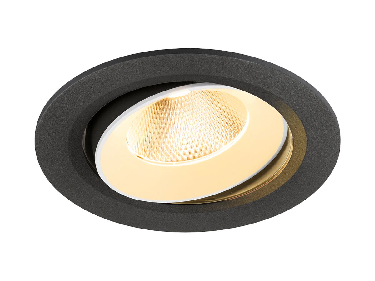 EB-LED-Spot SLV NUMINOS MOVE L 17W 2500lm 3000K NB DALI DIM Ø160×93mm sz/ws