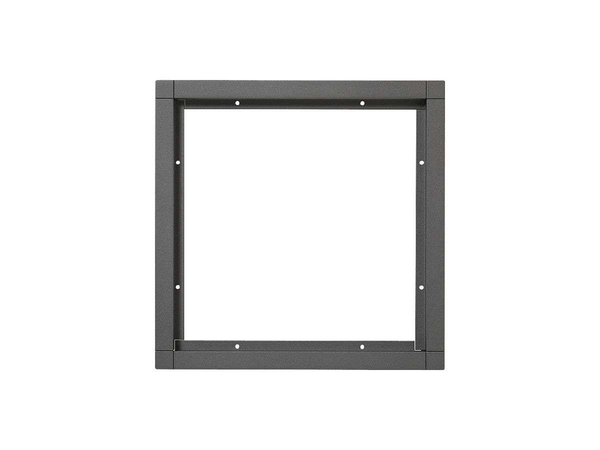 Kombirahmen Siedle, aus Aluminium, 231×231×15mm, grau
