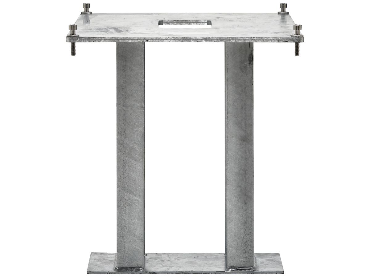 Sockel Siedle rostfreier Stahl Edelstahl 458×500×458mm
