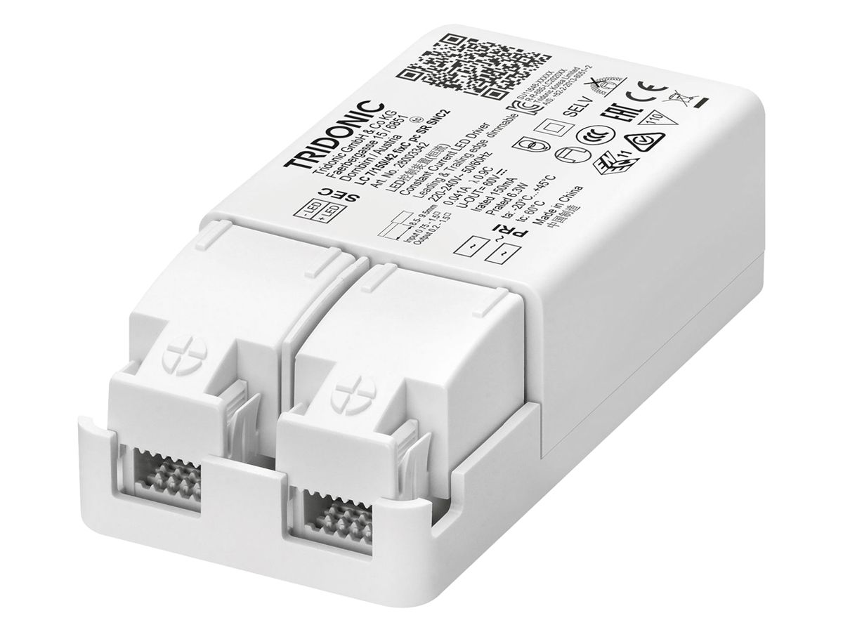 LED-Konverter Tridonic LC fixC pc SR SNC2 7W 150mA 101.5×49×29mm