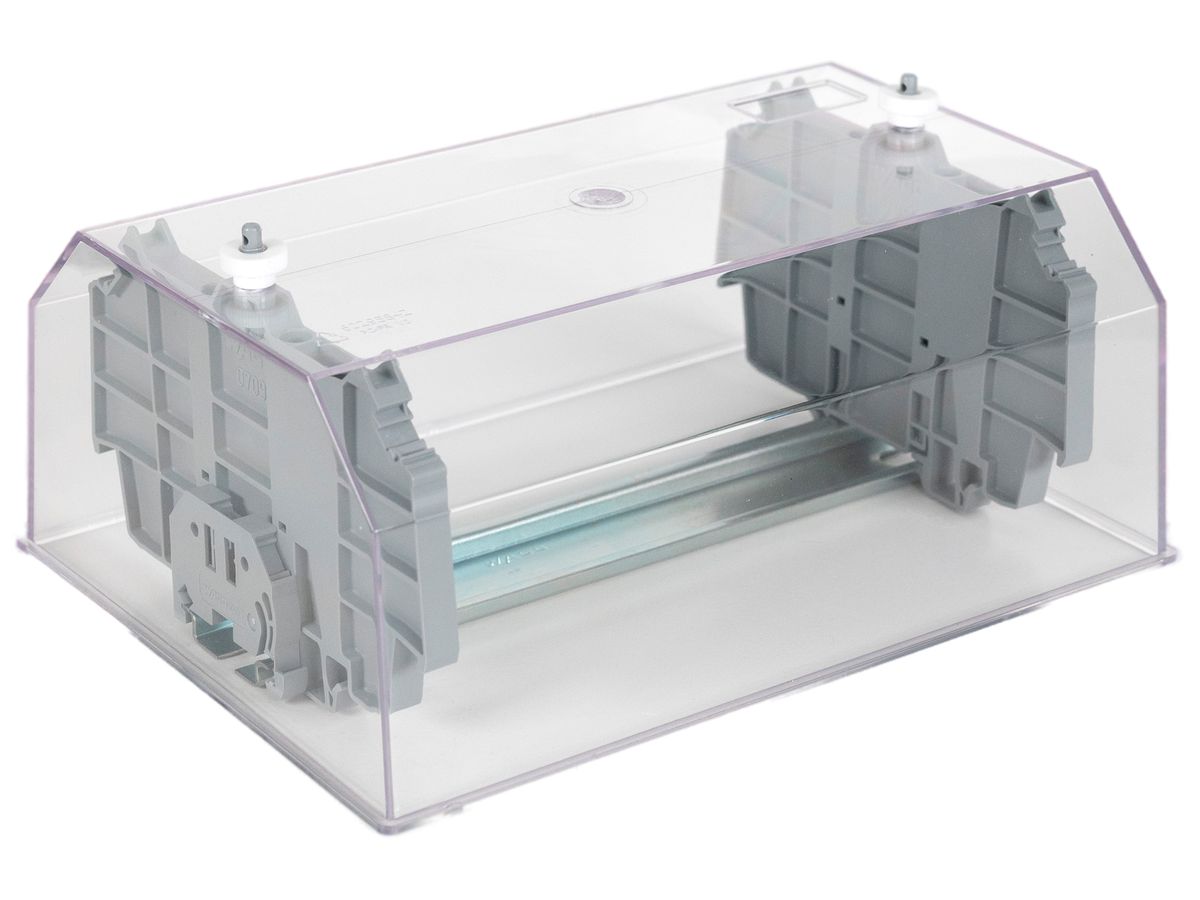 Abdeckhaube-Set WAGO Flexi-Rail Box 155×210.9×96.9mm IP20 grau
