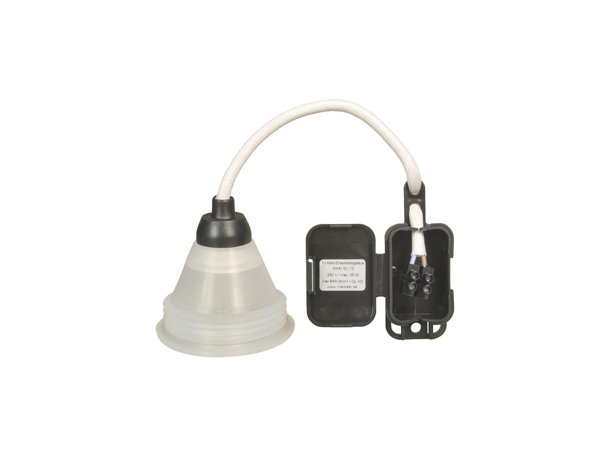 Downlight ELBRO GU10 35W Ø79mm transparent