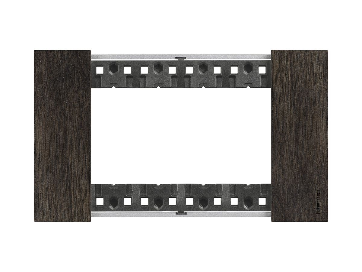 Abdeckrahmen Living Now 4 Module 147.5×86mm walnut