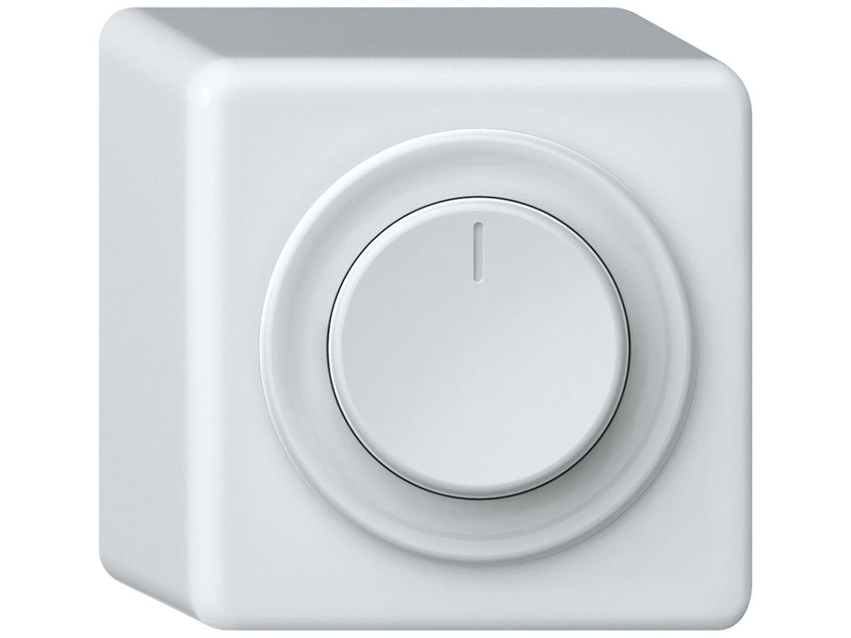 AP-Drehdimmer Uni-LED origin 230V 20…400VA/W 88×88×54mm weiss