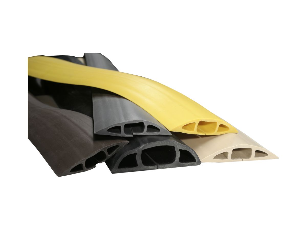 Gummibodenleiste 142×43.1mm 1.524m schwarz