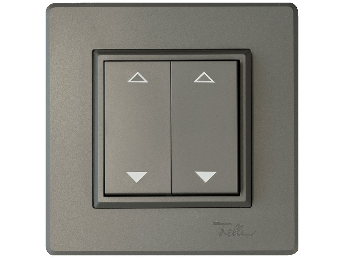 AP-Funktaster ALADIN EnOcean EDIZIO.liv 4K/2T V/Λ batterielos dunkelgrau