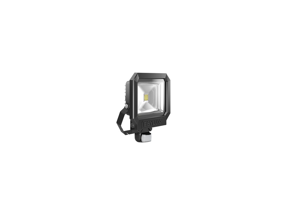 LED-Strahler ESYLUX AFL SUN, 30W 3000K 2400lm 227×86×290mm IP65, schwarz