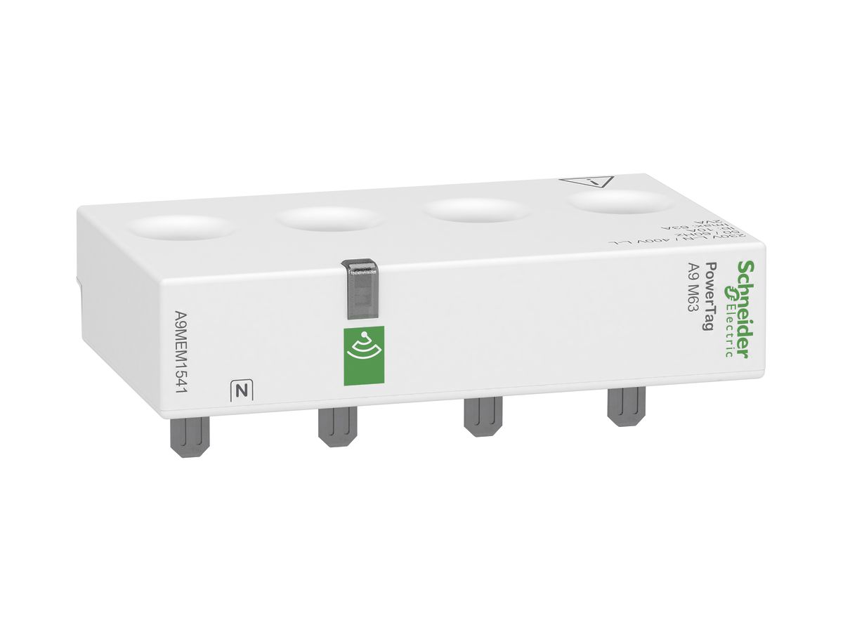 Energiesensor Schneider Electric PowerTag M drahtlos 3PN oben max.63A