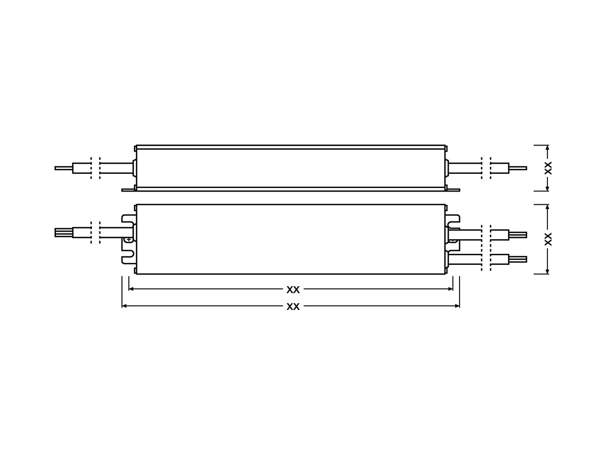 LED-Konverter OT 100/220…240/24 DIM P 100W 24VDC 240×50×34mm IP66