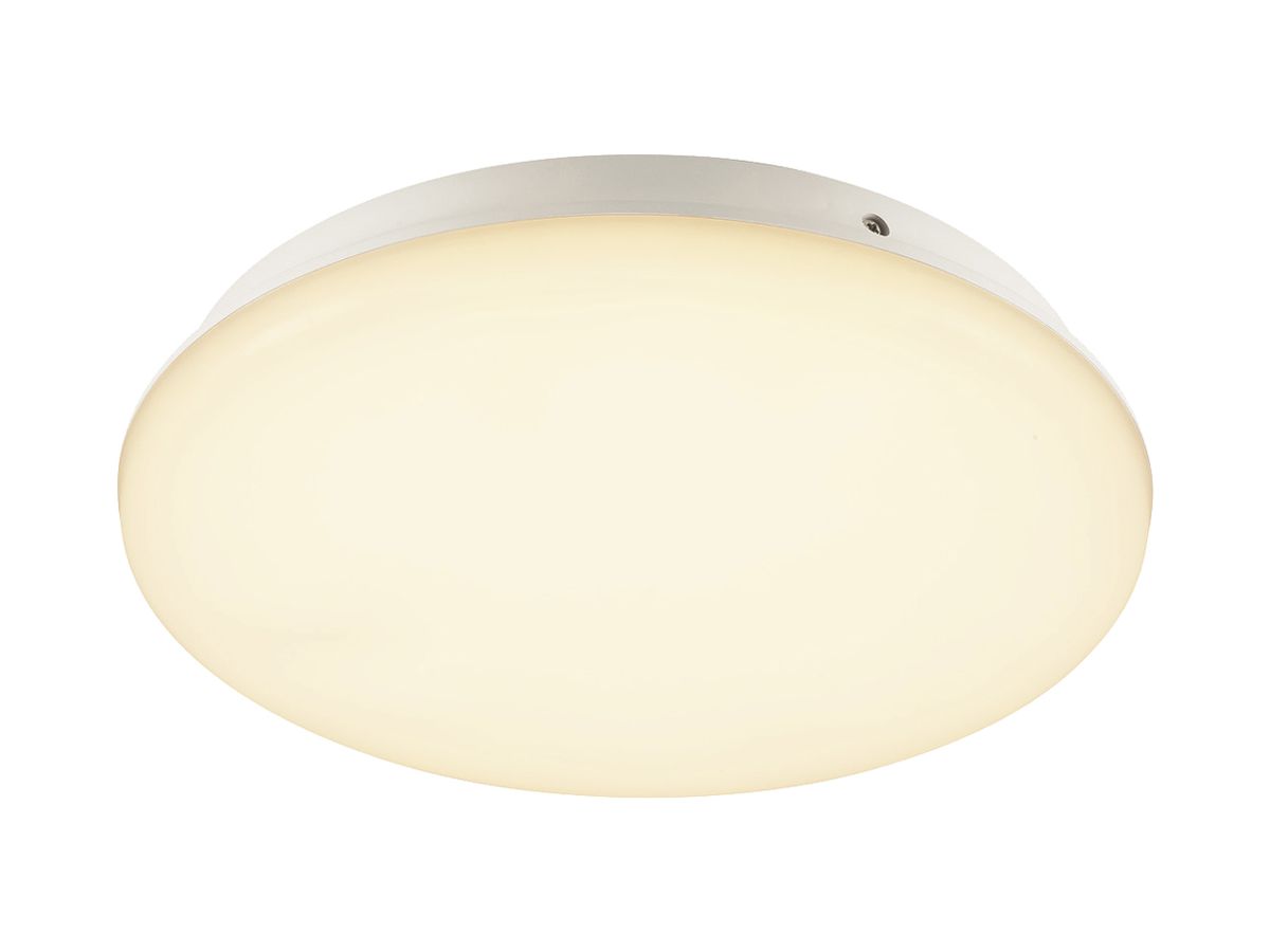 LED-Decken-/Wandleuchte SLV SIMA SENSOR ROUND 24W 2200lm 3000K IP44 weiss