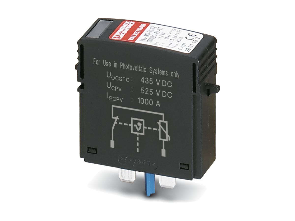 PV-Ersatzpatrone Phoenix Contact VAL-MS 1000VDC Typ 1+2