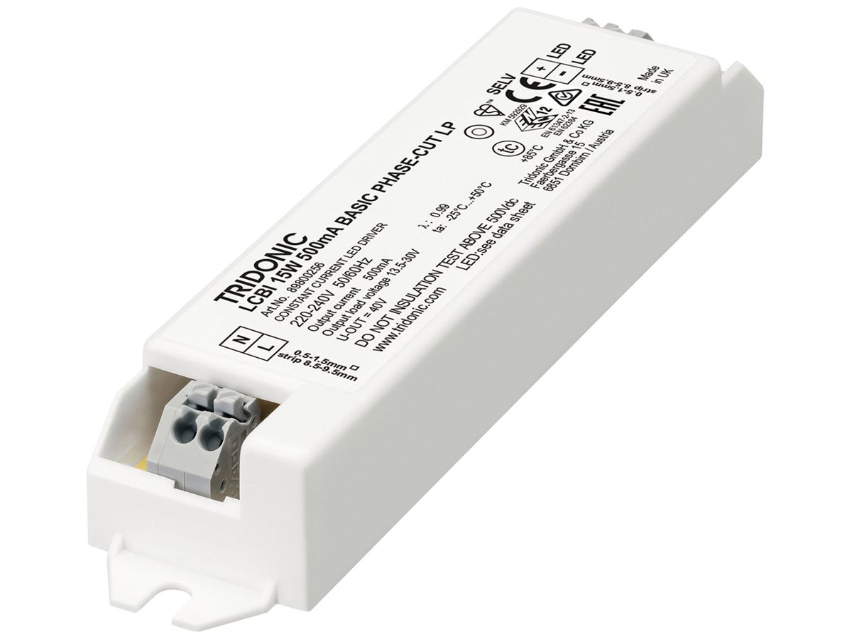 LED-Konverter Talexx Basic PHASE-CUT LCBI 15W 350mA 240V