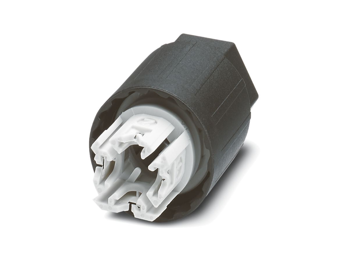 Mutter QUICKON 3LPE 1.5mm² Ø8…13mm schwarz