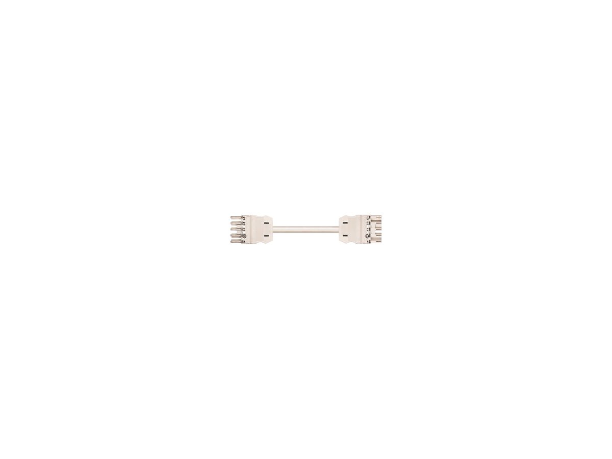 Verbindungsleitung WAGO 5×1.5mm² Buchse/Stecker 5m weiss