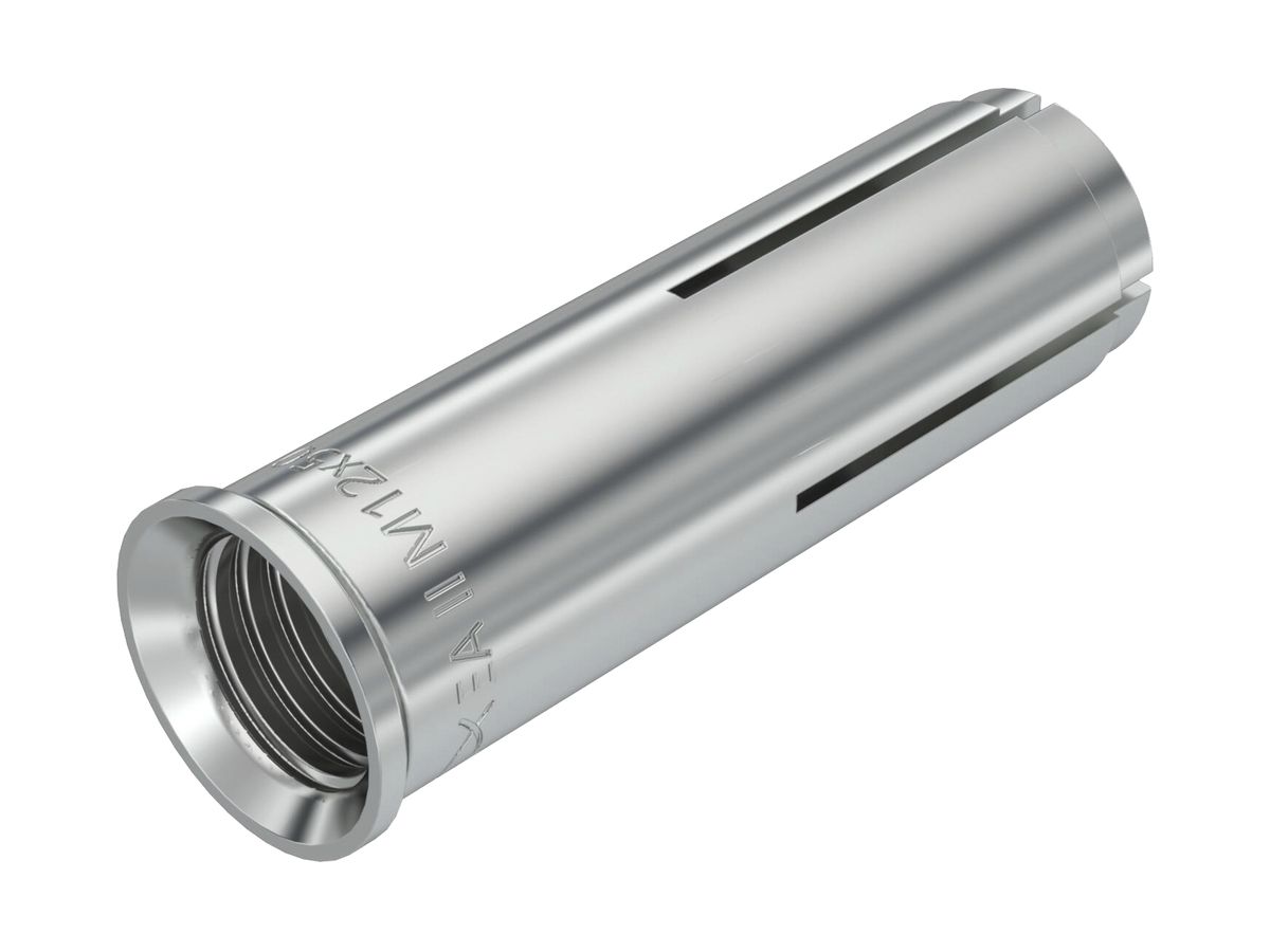 Einschlagdübel BET EA II M12 Ø15×50mm St galvanisch/ elektrolytisch verz.