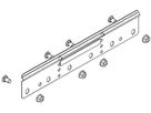 Kabelpritschen-Verbinder gerade Lanz 60mm