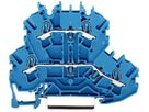Doppelstockklemme WAGO TOPJOBS 2.5mm² N/N blau Serie 2002