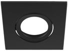 Abdeckring SLV UNIVERSAL IP20 Kunststoff 88×88×3.5mm schwarz