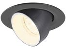 EB-LED-Spot SLV NUMINOS GIMBLE XS 6.9W 1000lm 4000K NB DALI DIM Ø80×57mm sz/ws