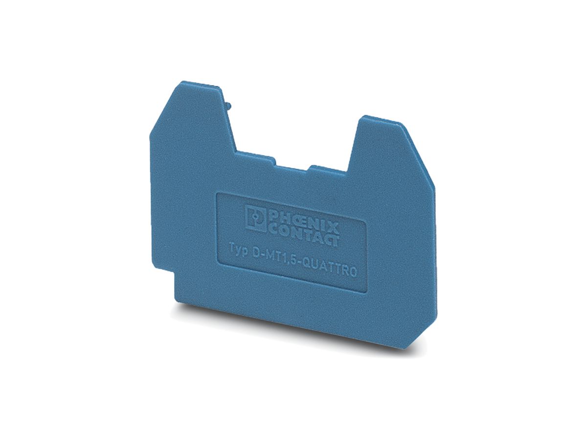 Deckel Phoenix Contact L=33.5mm, B=1mm blau
