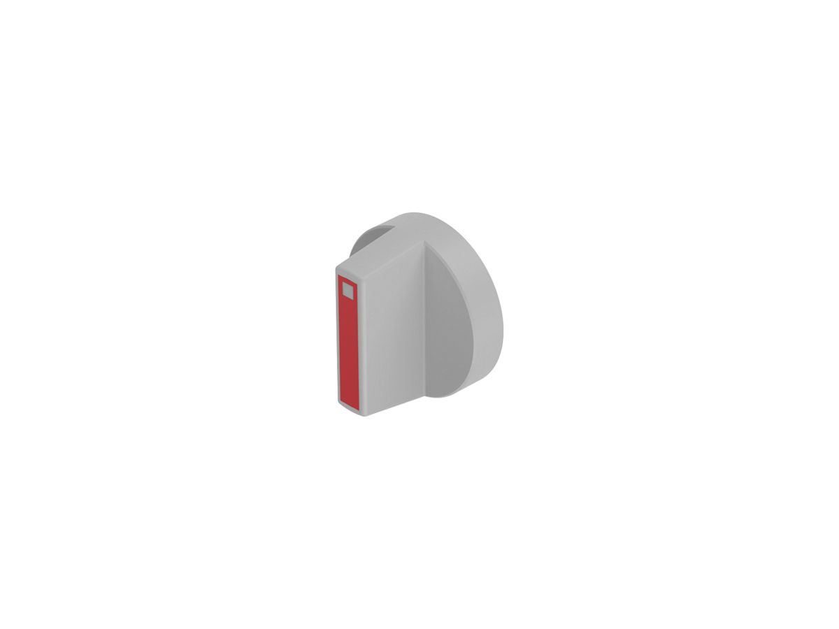 Drehgriff EAO51/61 ausleuchtbar grau/rot