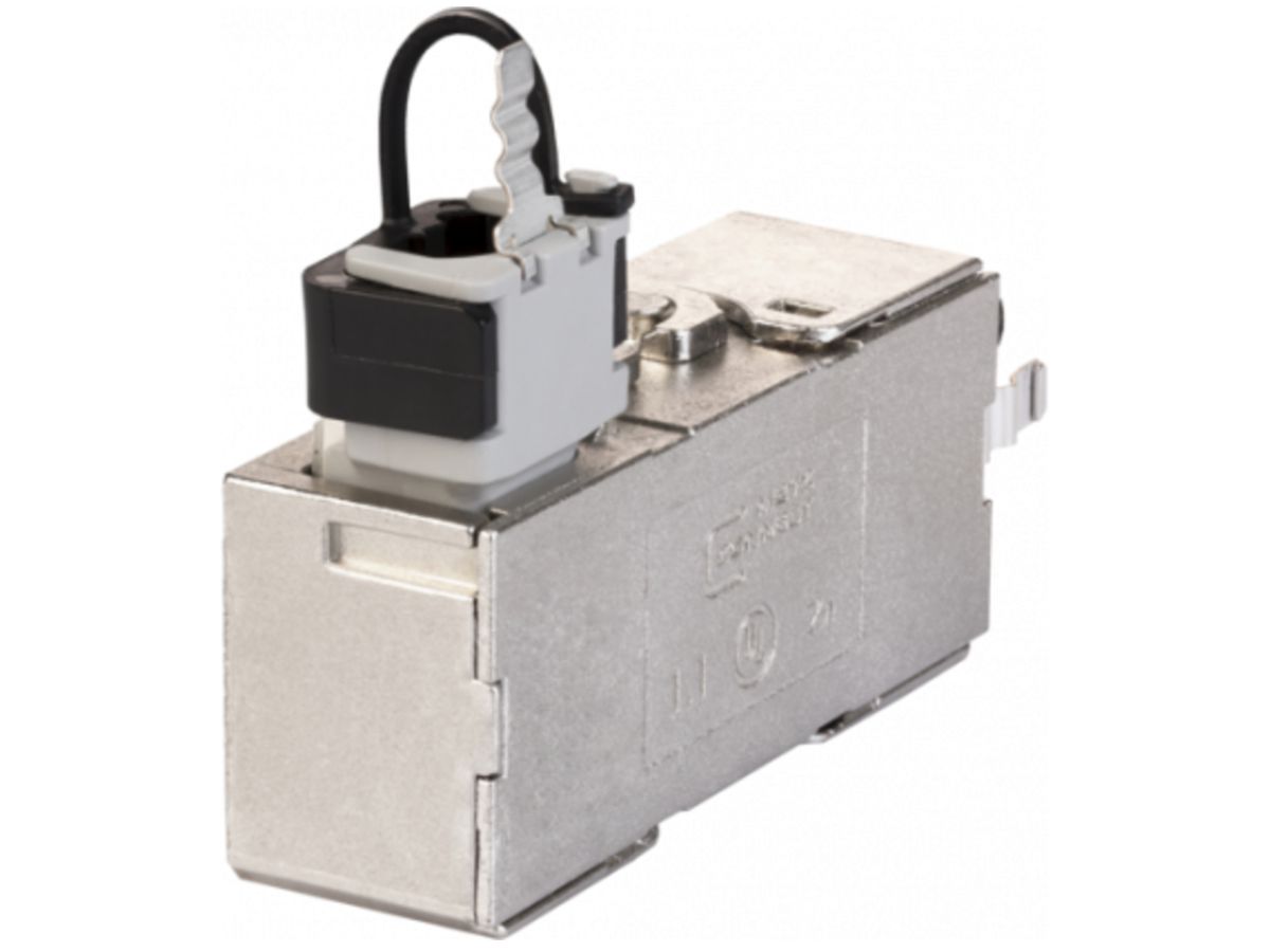 Kabelverbinder ITplus Klasse EA, Kat.7A, geschirmt, gewinkelt 270°