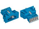Stecker WAGO 5L 0.25…1.5mm² blau Codierung I 16A 400V Snap-In