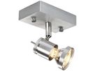 Decken-/Wandleuchte SLV ASTO, GU10 75W IP20 Aluminium gebürstet