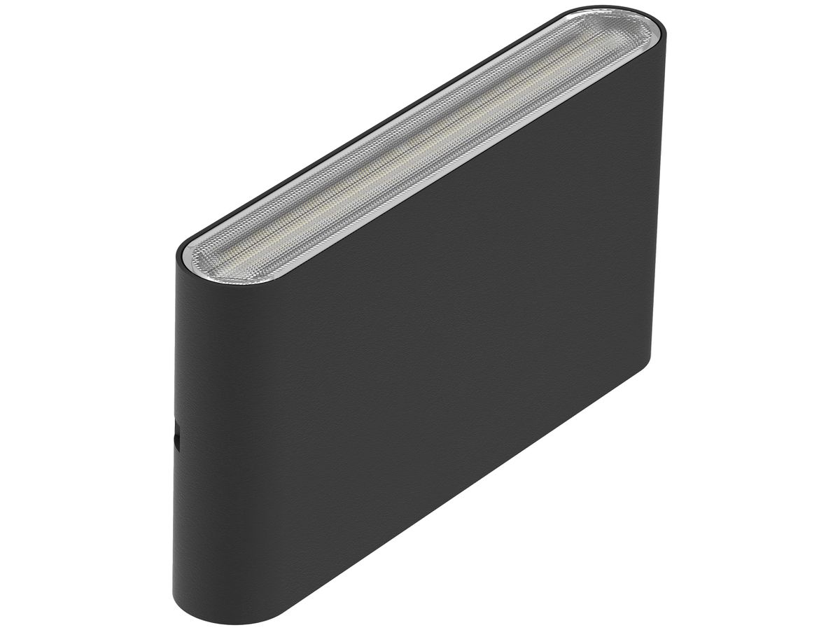 LED-Wandleuchte Sir Heian iQLEDS Flat 10W 3000…5700K 950…1060lm 8° IP65 schwarz