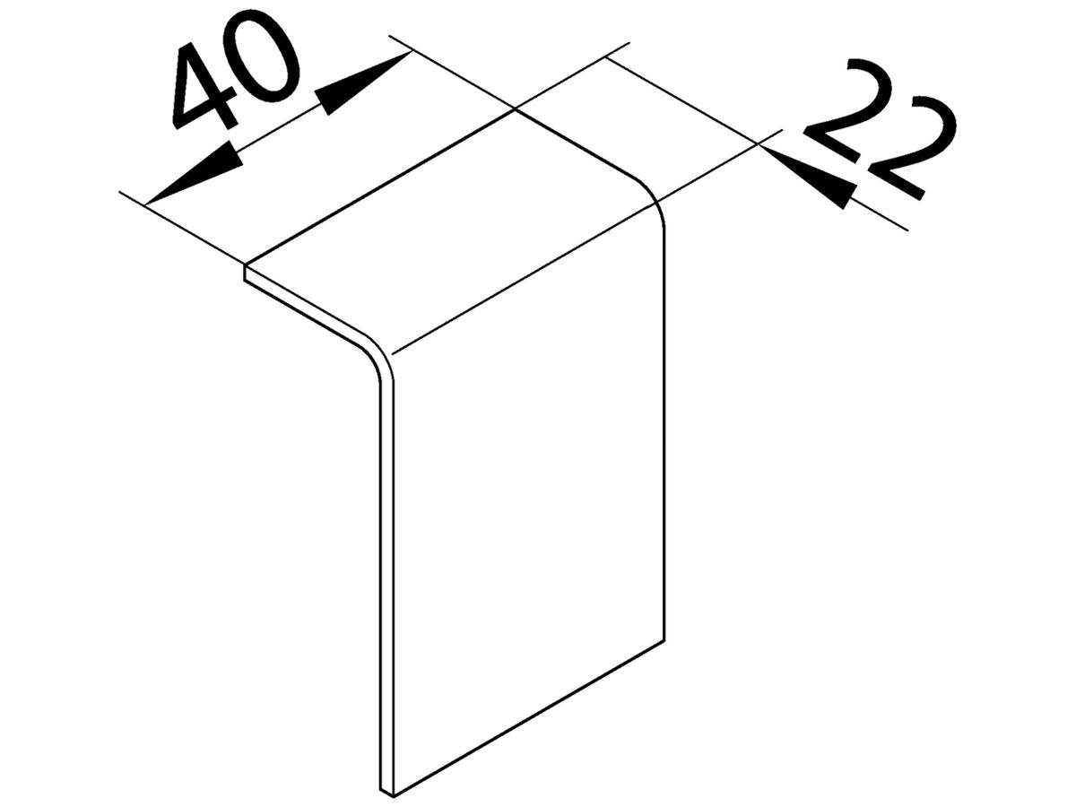 Schnittabdeckung tehalit für SL20055 Dekor ki