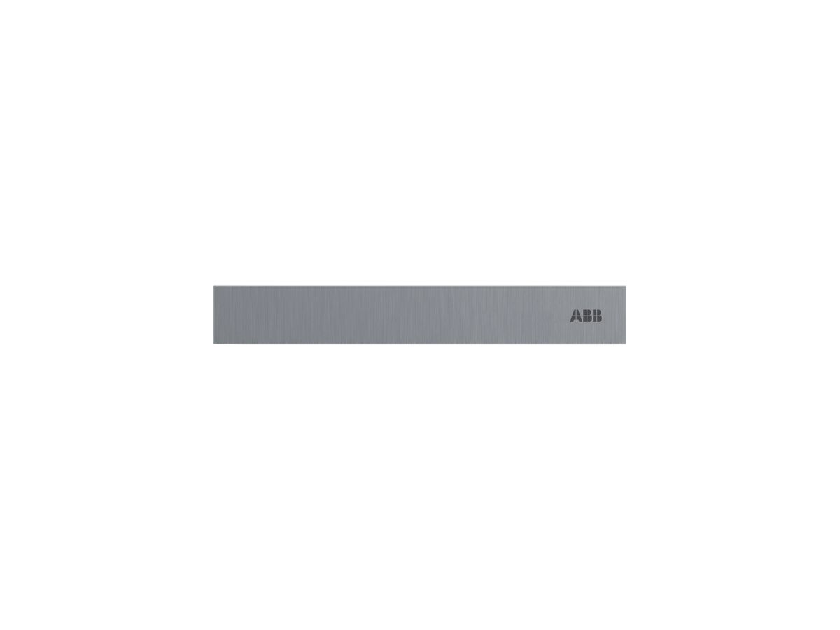 Abschlussleiste ABB-Welcome, für Grösse 1/x, edelstahl