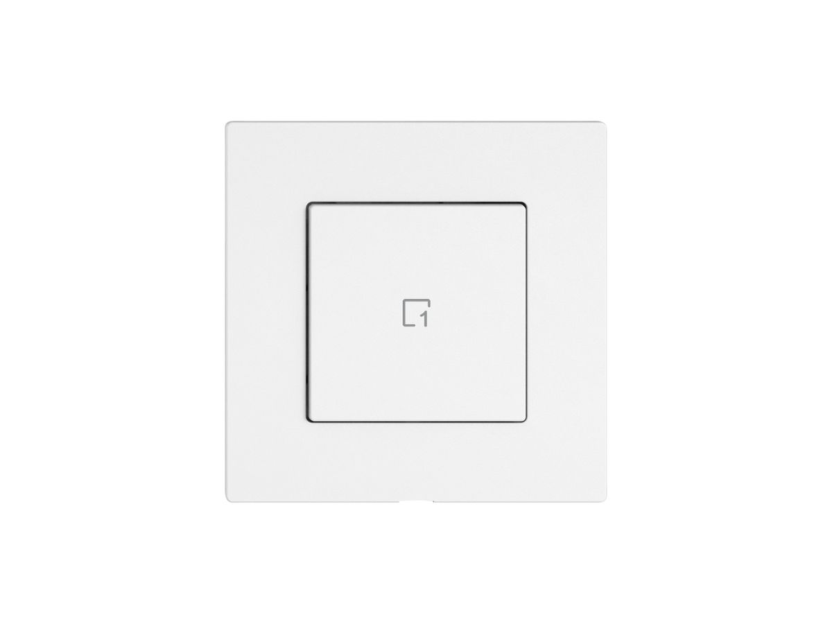 Bedienaufsatz zu Szenentaster EDIZIO.liv Wiser SNAPFIX® 1 Szene WLAN 1T ws