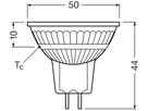LED-Lampe LEDVANCE GU5.3 12V 6.8W 621lm 3000K DIM Ø50×44mm MR16 klar 36°