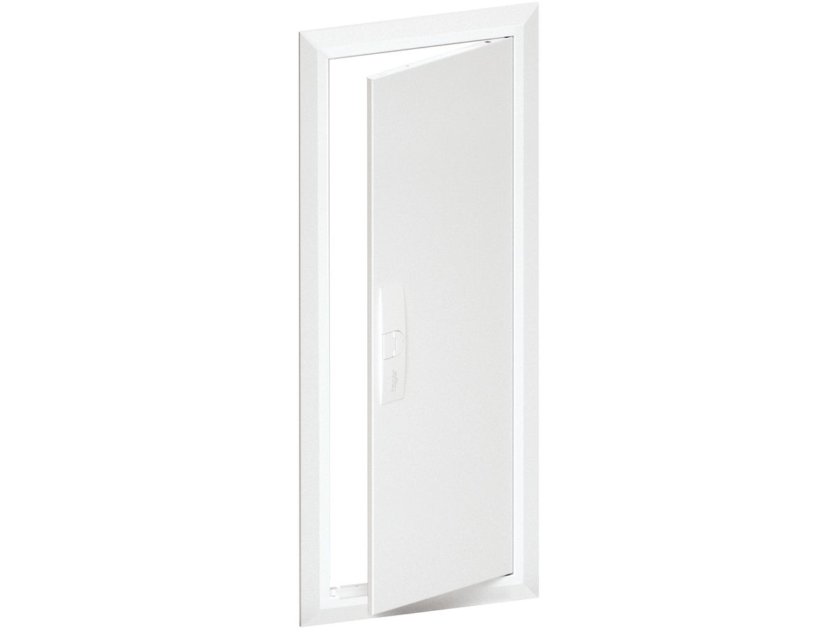 Blendrahmen mit Tür Hager univers 353×853×10mm IP00 weiss für FW51U..