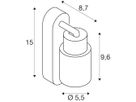 Spot SLV PURI 2.0 Tube CW GU10 1×6W DIM Ø55×150×87mm grau