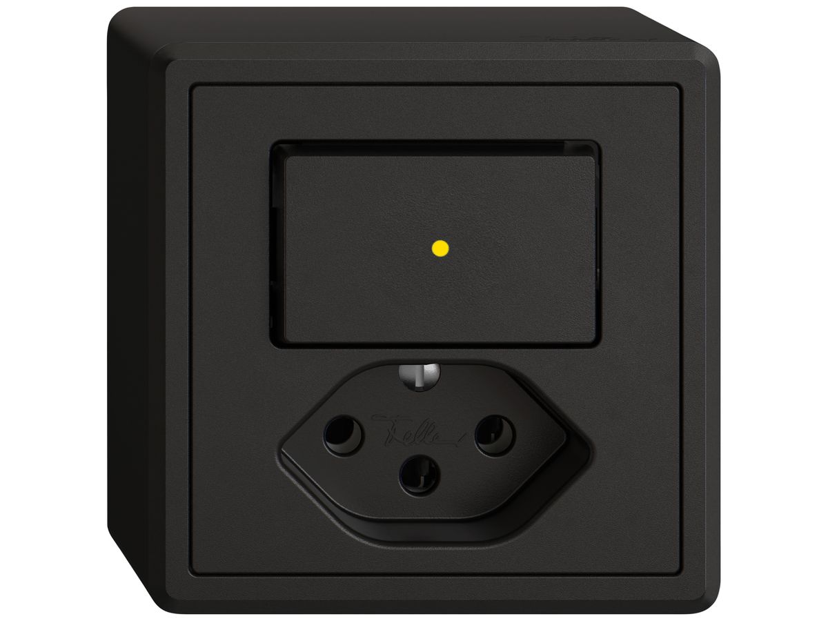 AP-Kombination EDIZIO.liv SNAPFIX® S6L+T13 Frontbeleuchtung gb sz