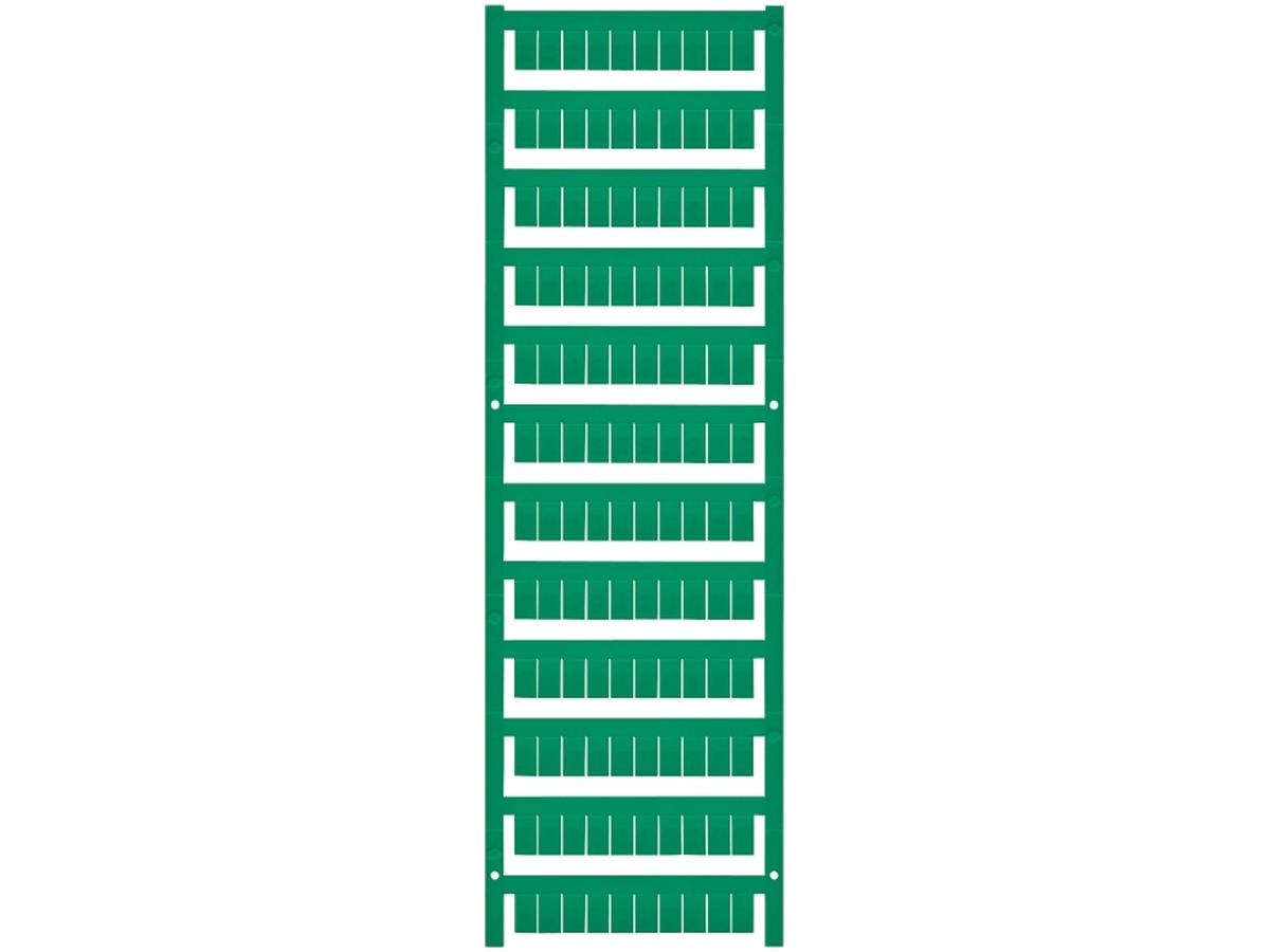 Klemmenmarkierer Weidmüller MultiCard WS 10×6mm PA66 grün