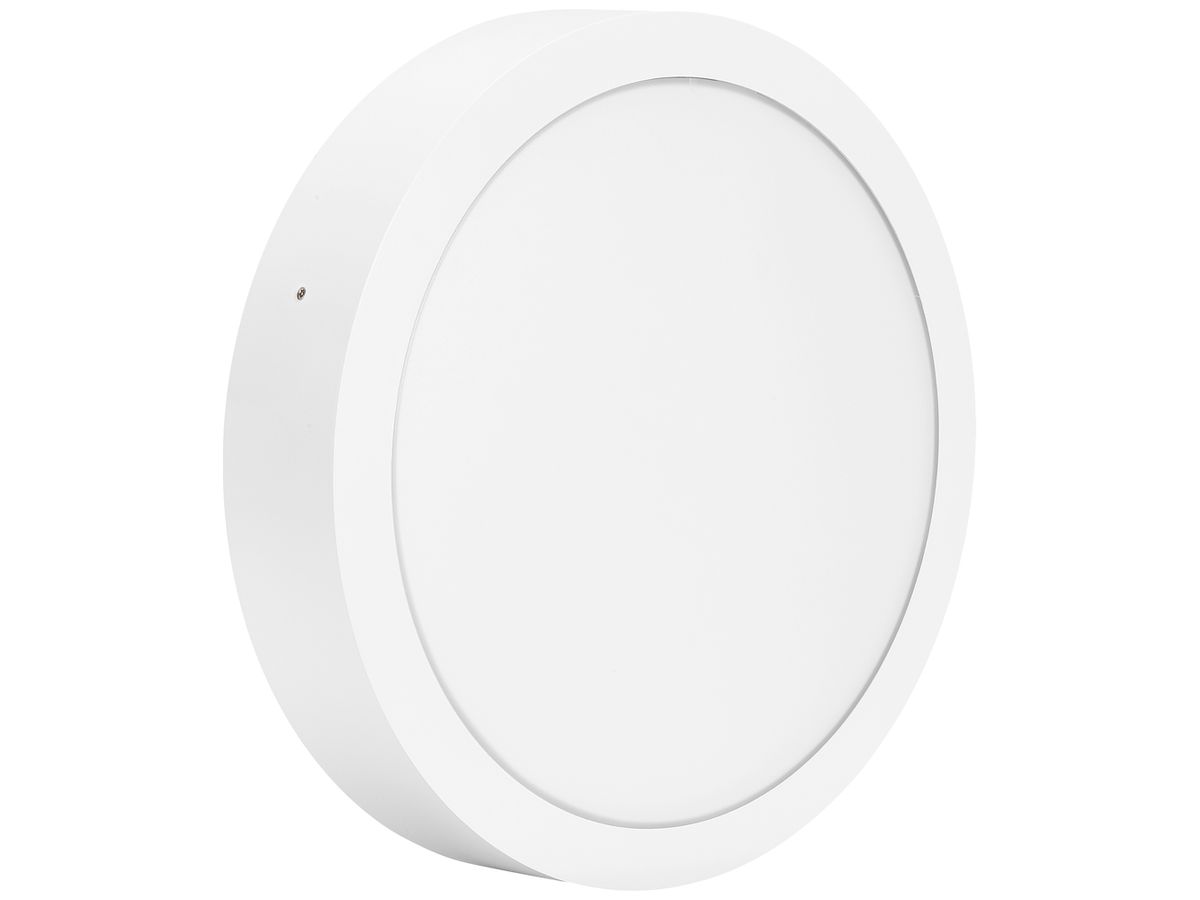 LED-Anbauleuchte Sylvania Novella 20W 2800lm 3000…4000K IP66 Ø300 weiss