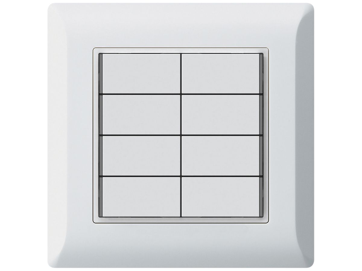 UP-Taster KNX KLI 8×Tasten 8×Betätigungspunkte LED weiss