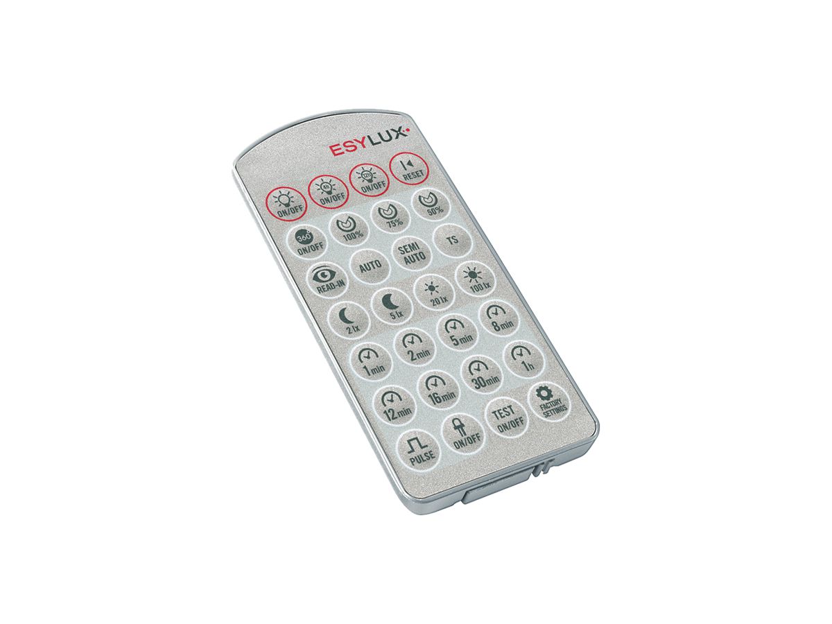 Fernbedienung ESYLUX DEFENSOR silbergrau