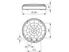 LED-Wandleuchte Philips Coreline Gen3 3h 25W 2100lm 3000K weiss