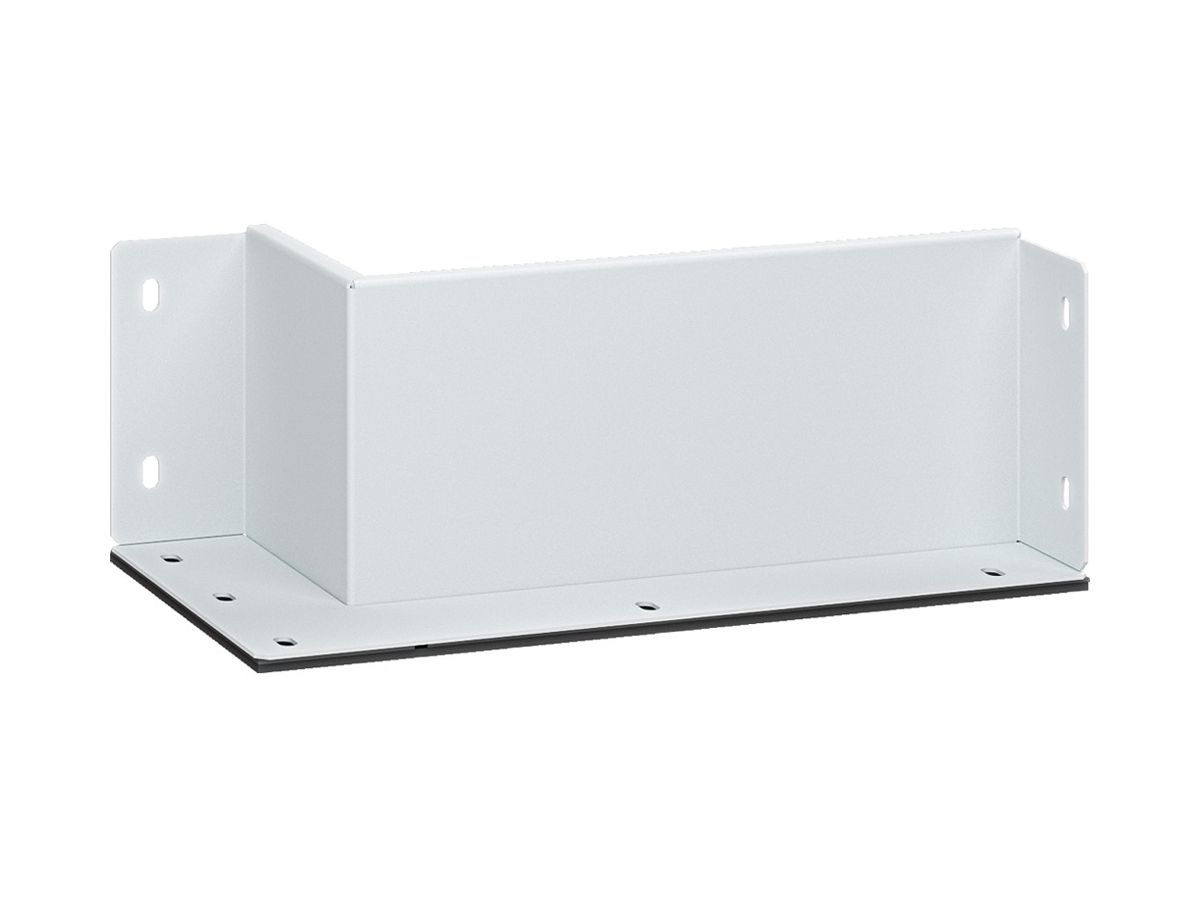 Montagewinkel Hager zweiseitig 100×250mm weiss pulverbeschichtet