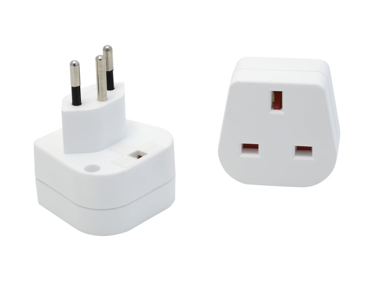 Übergangsstecker 3L T12 weiss Kupplung: GB, 10A Sicherung