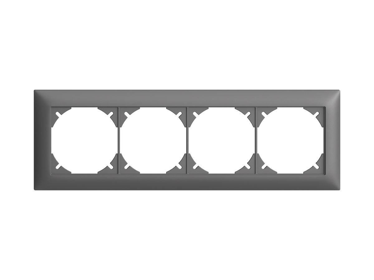 UP-Kopfzeile EDIZIOdue 1×4 dunkelgrau