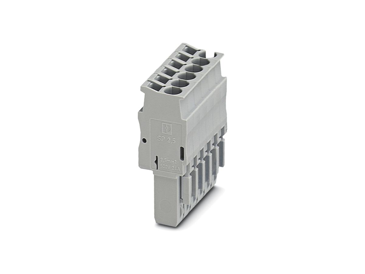 Stecker 0.08…4mm² grau Zugfederanschluss SP 2.5/12